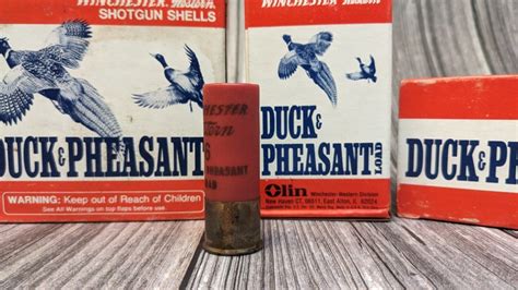 Boxes Vintage Winchester Western Duck Pheasant Loads Vintage Ammo