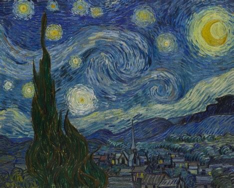 Van gogh painted starry night over the rhône in 1888—just one year before he completed the starry night. MoMA | Vincent van Gogh. The Starry Night. 1889