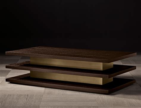 The alhambra coffee table is also inspired by the hexagonal shape, with the aim of creating a modular system that adapts. Nella Vetrina Ilo Luxury Italian Coffee Table in Mocha Oak Wood