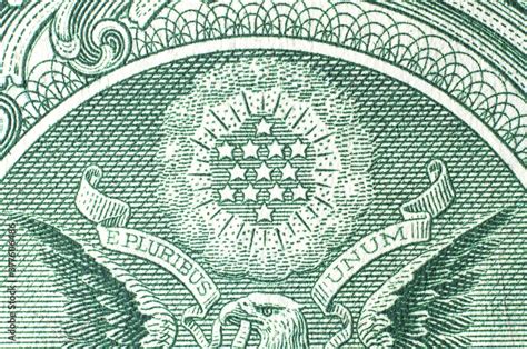 Six Pointed Star On An American One Dollar Bill Star Of David Stock