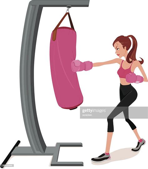 Female Boxing Workout High Res Vector Graphic Getty Images