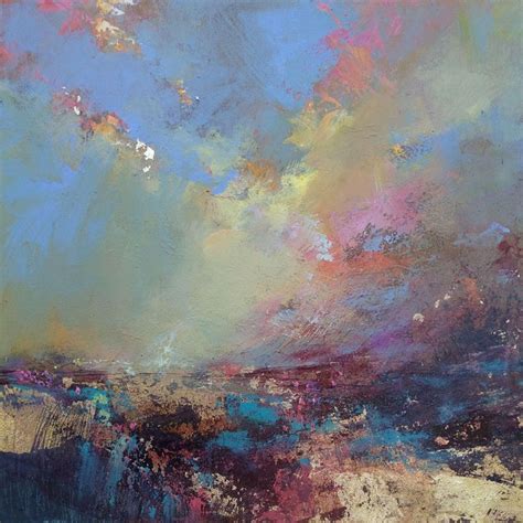 Magdalena Morey The Path Iv Abstract Landscape Painting Contemporary
