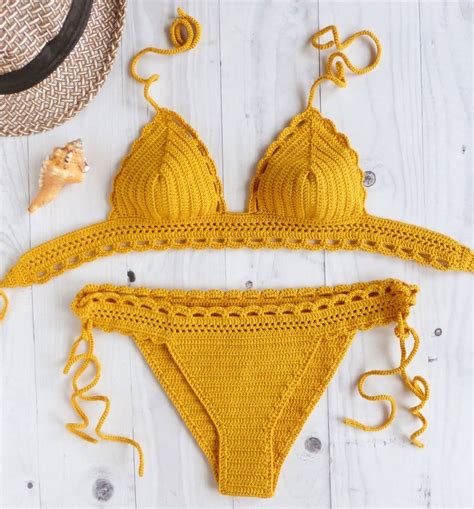 Crochet Swimsuits Pattern Crochet Bathing Suits Crochet Bikini Set