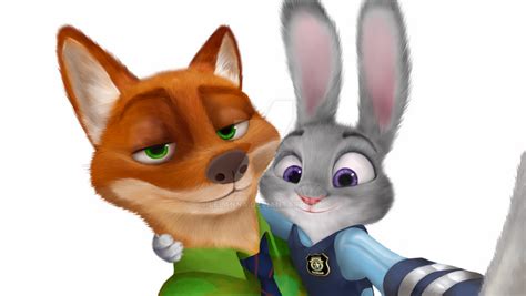 Couple From Zootopia Redrawing By Lelanna On Deviantart