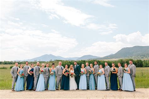 The Wedding Party Montana Wildflower Weddings Wildflower Wedding