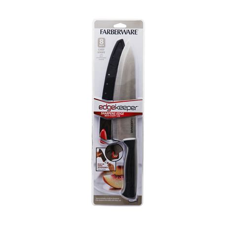 Farberware Edgekeeper 8 Inch Chef Knife With Self Sharpening Sleeve