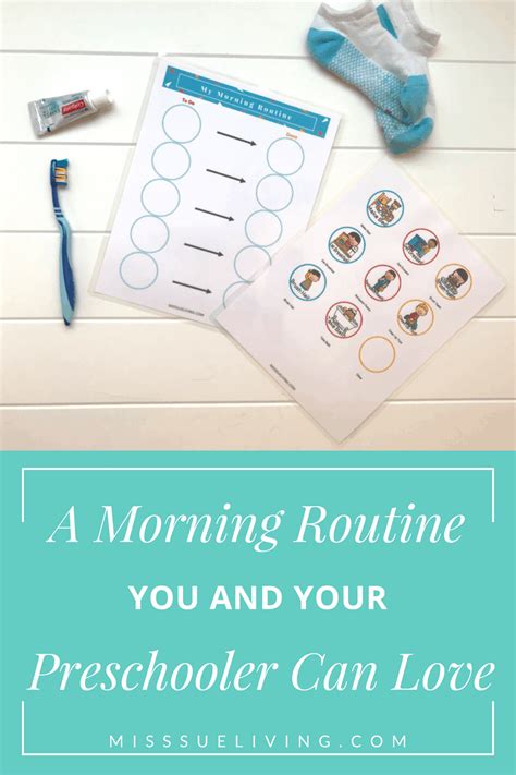 A Morning Routine You And Your Preschooler Can Love Miss Sue Living