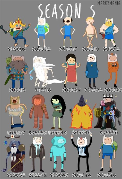 Finn Collection Season Adventure Time Adventure Time Characters Adventure Time Cartoon