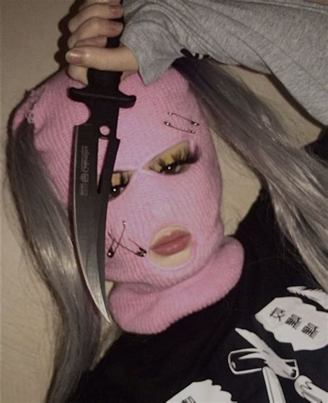 Grunge Devilishxans Mask Girl Mask Aesthetic Bad