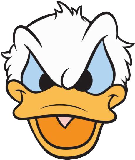 View And Download Hd Donald Duck Clipart Mad Donald Duck Angry Face