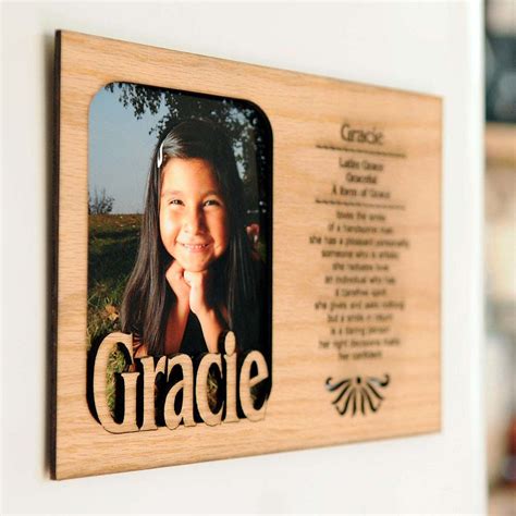Name Meaning Photo Frames Simply Personalized Personalised Frames