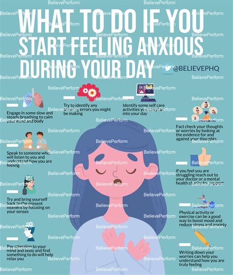 What To Do If You Start Feeling Anxious During Your Day Believeperform The Uks Leading