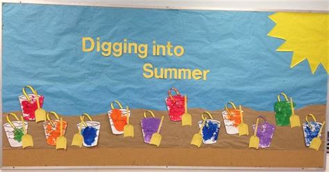 Digging Into Summer Bulletin Board Idea Summer Bulletin Boards