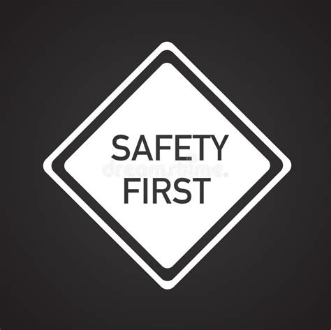 Safety First Sign Stock Illustrations 22306 Safety First Sign Stock