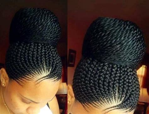 Braided hairs combining the modern and traditional styles. 51 Latest Ghana Braids Hairstyles with Pictures - Beautified Designs
