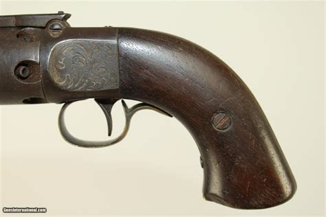 Rare Pre Civil War Antique Massachusetts Revolver