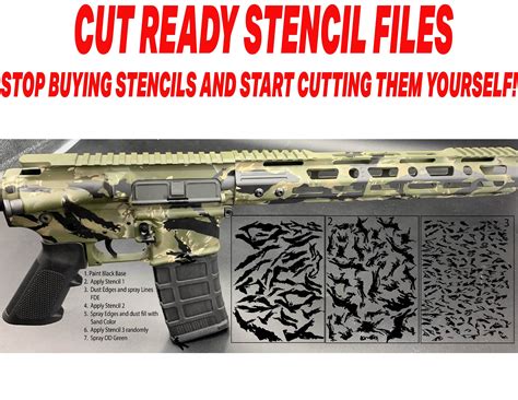 Tiger Stripe Camo Svg Dxf Stencil Cut File Laser Etsy Australia