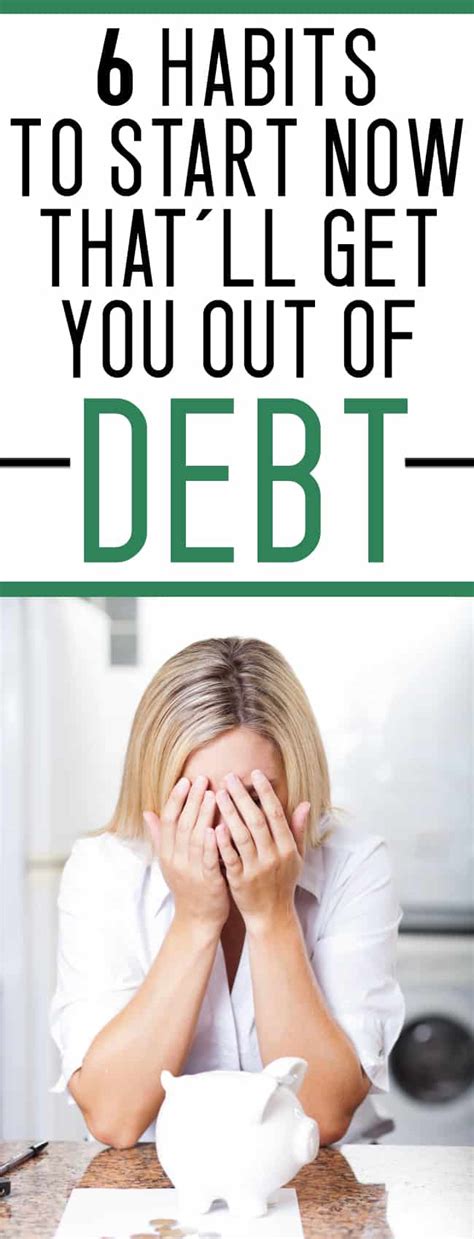 7 Habits To Get You Out Of Debt Mommy On Purpose