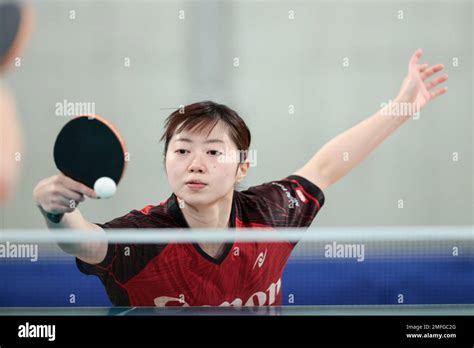 tokyo japan 25th jan 2023 nami kamada table tennis all japan table tennis championships