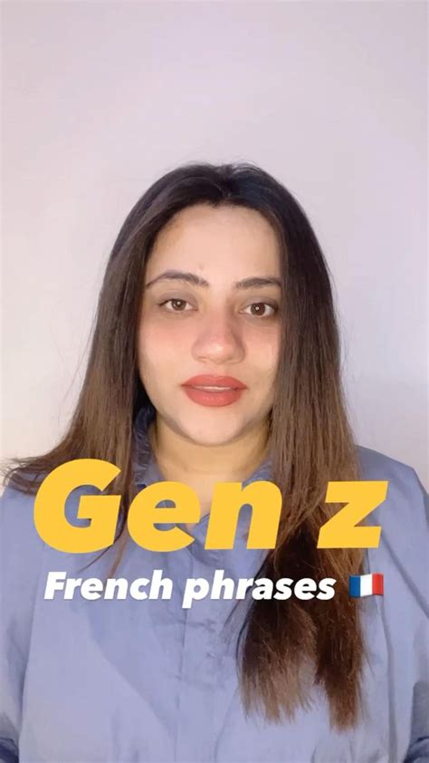 Gen Z French phrases 🇫🇷 | French lessons, French language lessons ...