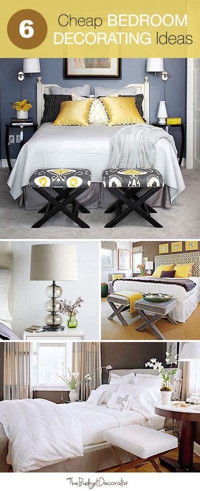 If you want more design and less function, use the ladder as an accent for light fixtures over the dining table. 6 Cheap Bedroom Decorating Ideas • The Budget Decorator