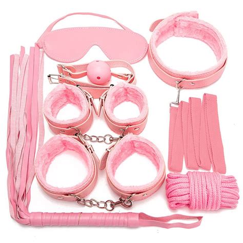 Vibrator Sm Adult Toys Handcuffs Bdsm Bed Bondage Set Sex Toys For Women Anal Table Clamps Rope