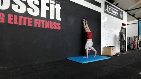 Strict Handstand Push Up Youtube