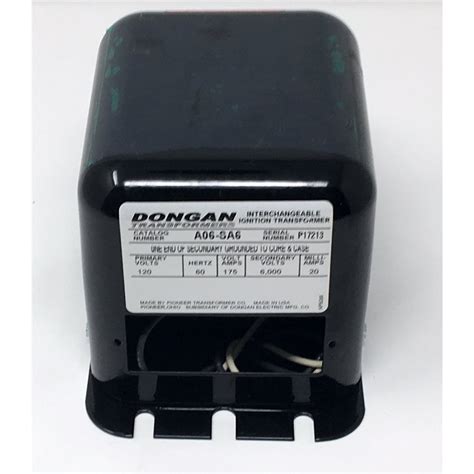 Dongan A06 Sa6 1206000v 1 Terminal Ignition Xfmr Stromquist And Company