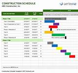 Images of Project Schedule Template Excel