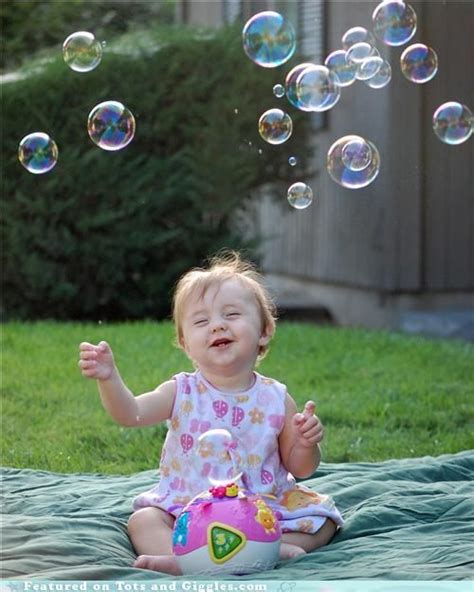 Blowing Bubbles Birth To Eight Emotional Bubble Fun Funny Babies