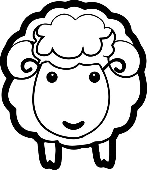 Sheep Coloring Page Printable Printable World Holiday