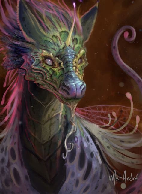 Fae Unicorn Dragon Dragon Drawing Fantasy Creatures Mythical