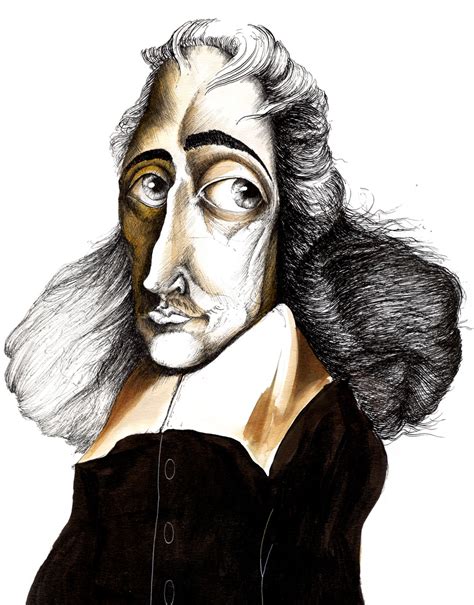 Cartoon Van O Filósofo Baruch Spinoza Bdspinoza