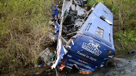 At Least 30 People Dead After Bus Plunges From Notorious Bridge In Kenya World News Sky News