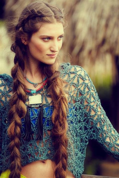 Try These Awesome Long And Thick Braids Bohemian Hairstyles Boho
