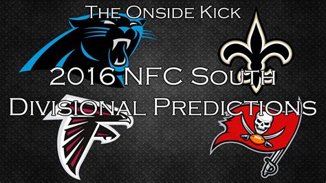 2016 Nfc South Divisional Predictions Youtube