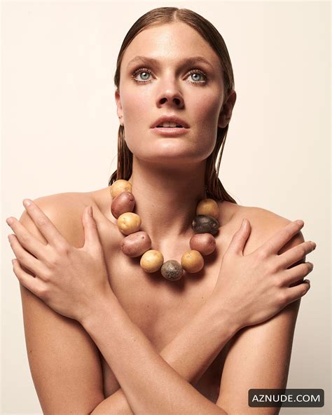 Constance Jablonski Nude With Vegetables And Fruits Made By Alexandra