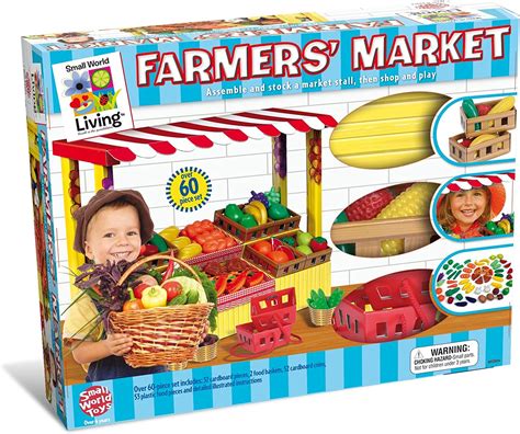 Small World Toys Living Shop N Play Farmers Market Toys And Games