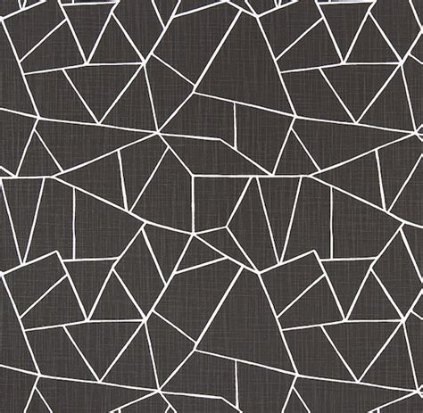 Black And White Geometric Fabric By The Yard Bmp Wabbit