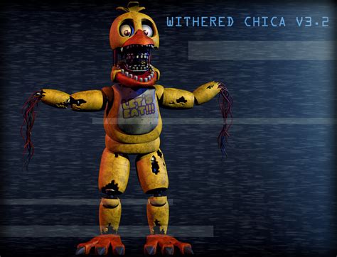 Withered Chica V.3 [IMPROVED] by CoolioArt on DeviantArt