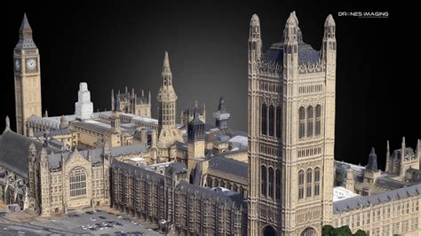 Big Ben Westminster London 3d Model By Drones Imaging