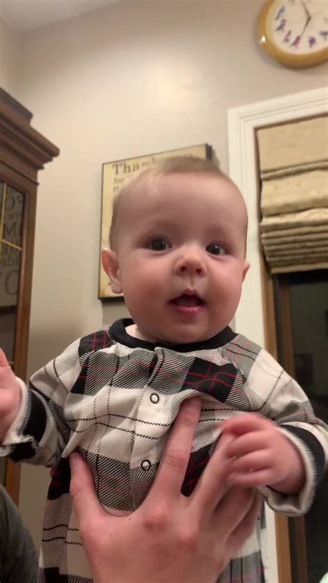 Baby Overwhelmed By Happy Reaction