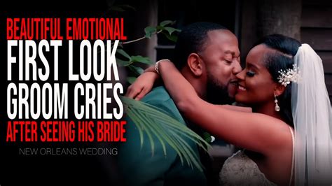 Most Beautiful Emotional First Look Wedding Video Groom Cries After