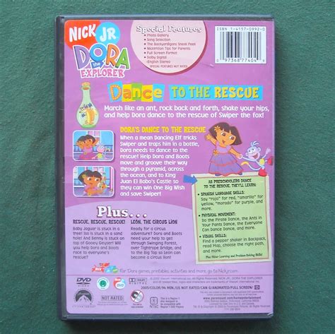 Nick Jr Dora The Explorer Dance To The Rescue Dvd