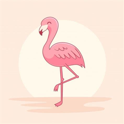 Flamingo Dibujos Animados Animales Tropi Premium Vector Freepik