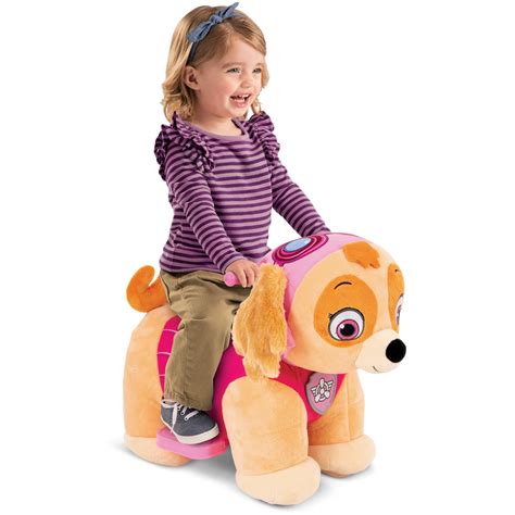 Nick Jr Paw Patrol Skye 6v Plush Ride On Toy For Toddlers By Huffy