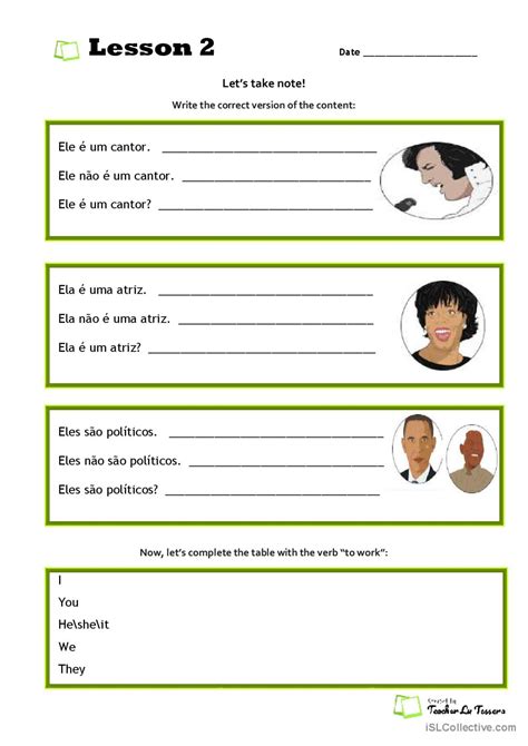 Second Lesson Simple Presen English Esl Worksheets Pdf And Doc