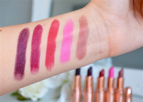 Makeup Revolution Rose Gold Lipsticks Swatches And Review Miss