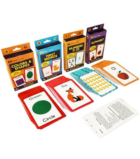 Carson Dellosa Flash Cards For Toddlers 2 4 Years Numbers Colors
