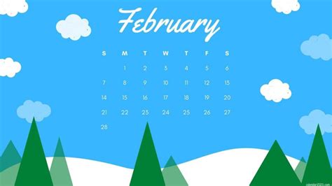 February 2021 Calendar Wallpapers Free Download
